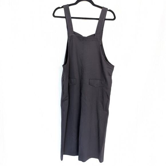 NWT URLAZH Black Overall with Knit Rabbit Sleeveless Midi Dress, size M - Picture 2 of 7